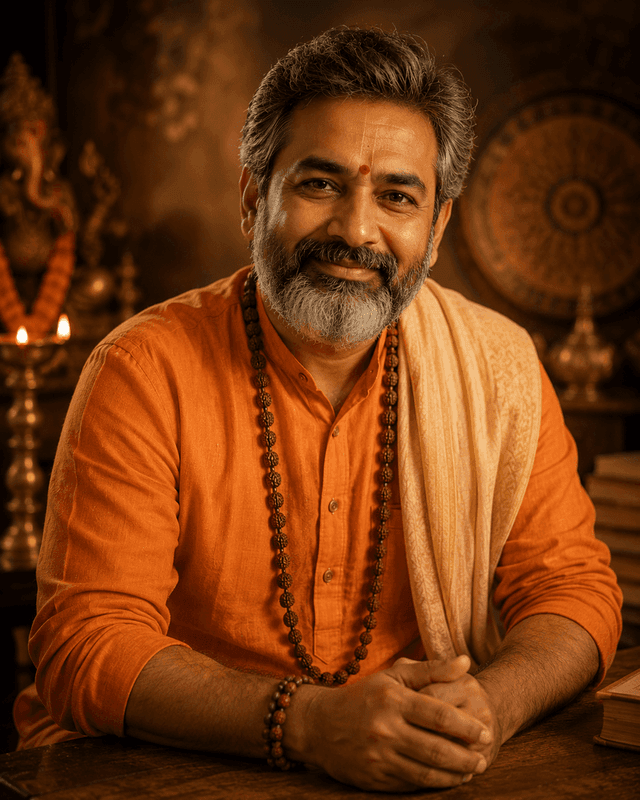 Portrait of Acharya Sanjay Sharma