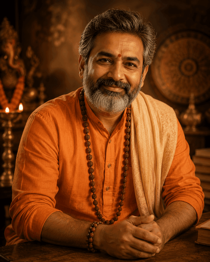 Portrait of Acharya Sanjay Sharma